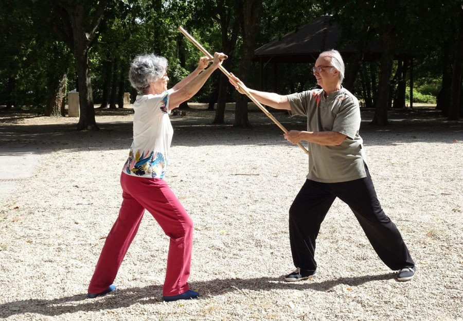 tai chi bâton à deux